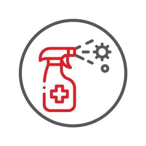 Icon Branchengruppe Desinfektion und Hygiene